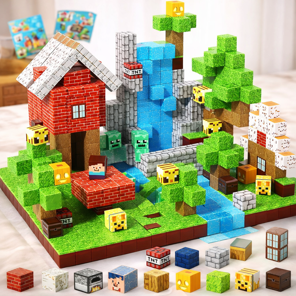 BLOCKVERSE – Magnetisches Bausteinset