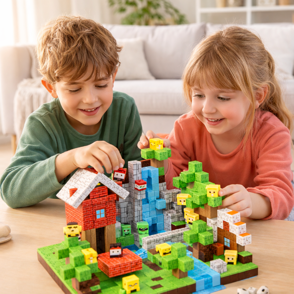 BLOCKVERSE – Magnetisches Bausteinset